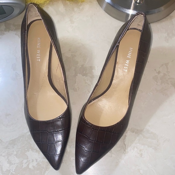 Nine West Shoes - Nine West Oaks brown croc